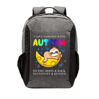 Autism Awareness I Love Someone With Autism Vector Backpack