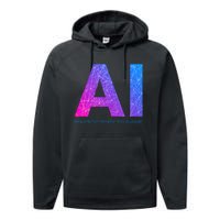 Ai Artificial Intelligence Funny Design Performance Fleece Hoodie