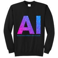 Ai Artificial Intelligence Funny Design Sweatshirt