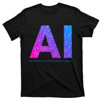 Ai Artificial Intelligence Funny Design T-Shirt