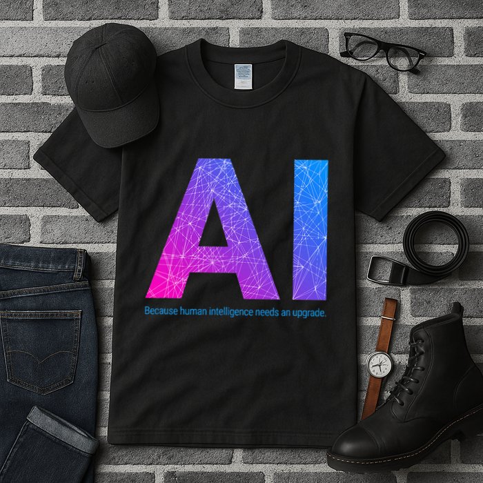 Ai Artificial Intelligence Funny Design Tall T-Shirt