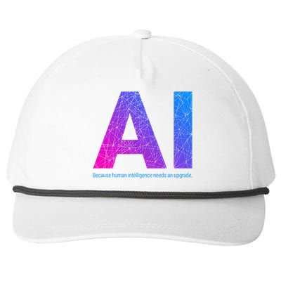 Ai Artificial Intelligence Funny Design Snapback Five-Panel Rope Hat