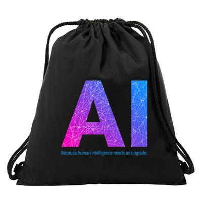 Ai Artificial Intelligence Funny Design Drawstring Bag