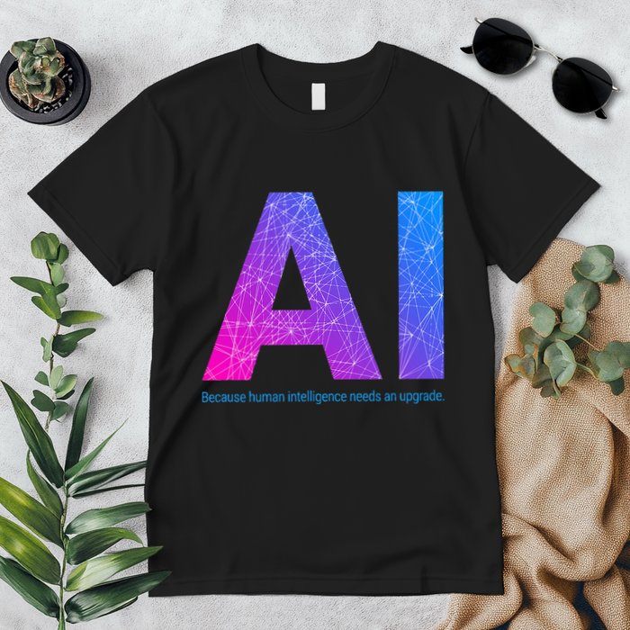 Ai Artificial Intelligence Funny Design Premium T-Shirt