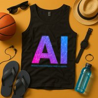Ai Artificial Intelligence Funny Design Tank Top