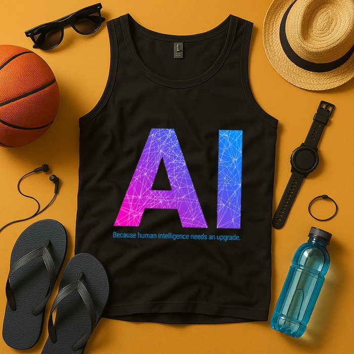 Ai Artificial Intelligence Funny Design Tank Top