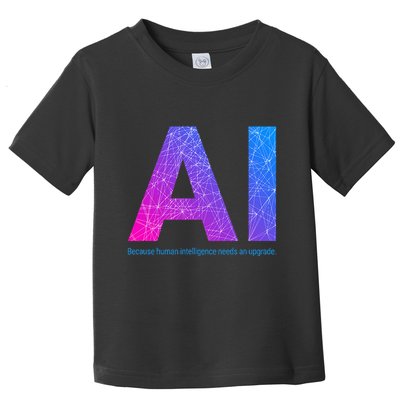 Ai Artificial Intelligence Funny Design Toddler T-Shirt