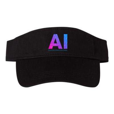 Ai Artificial Intelligence Funny Design Valucap Bio-Washed Visor