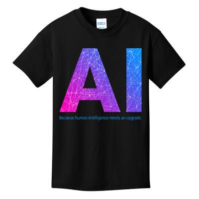 Ai Artificial Intelligence Funny Design Kids T-Shirt