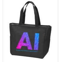 Ai Artificial Intelligence Funny Design Zip Tote Bag