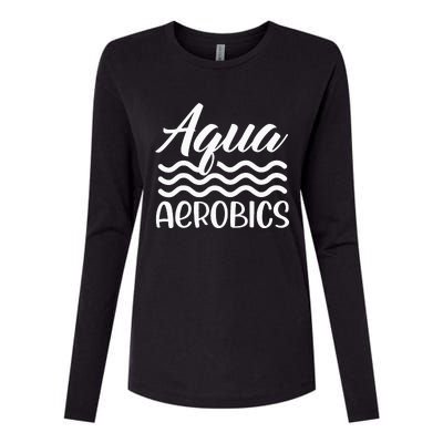 Aqua Aerobics Instructor Water Hobby Womens Cotton Relaxed Long Sleeve T-Shirt