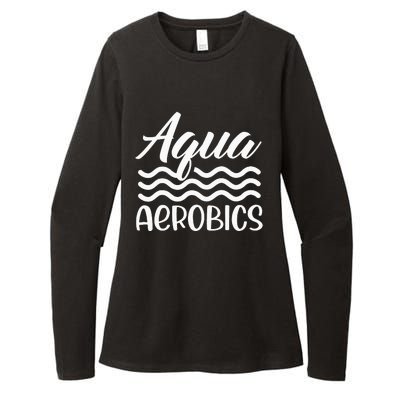 Aqua Aerobics Instructor Water Hobby Womens CVC Long Sleeve Shirt