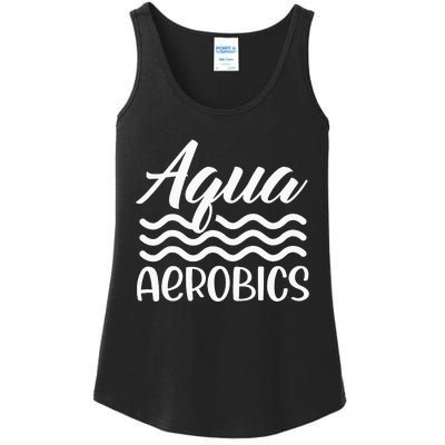 Aqua Aerobics Instructor Water Hobby Ladies Essential Tank