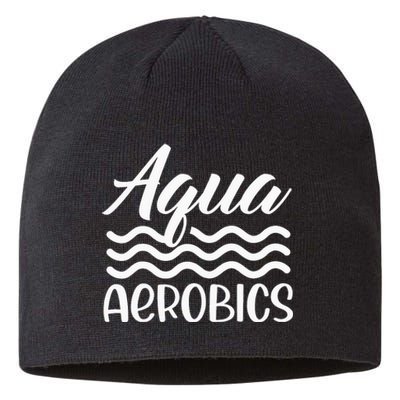 Aqua Aerobics Instructor Water Hobby Sustainable Beanie