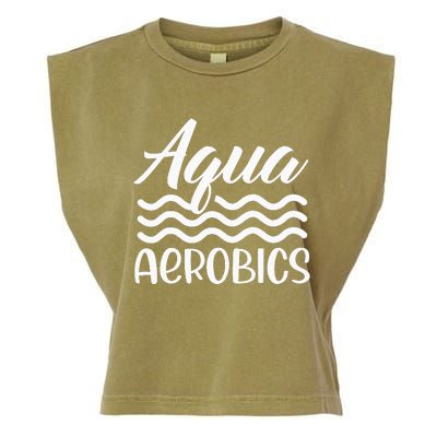 Aqua Aerobics Instructor Water Hobby Garment-Dyed Women's Muscle Tee