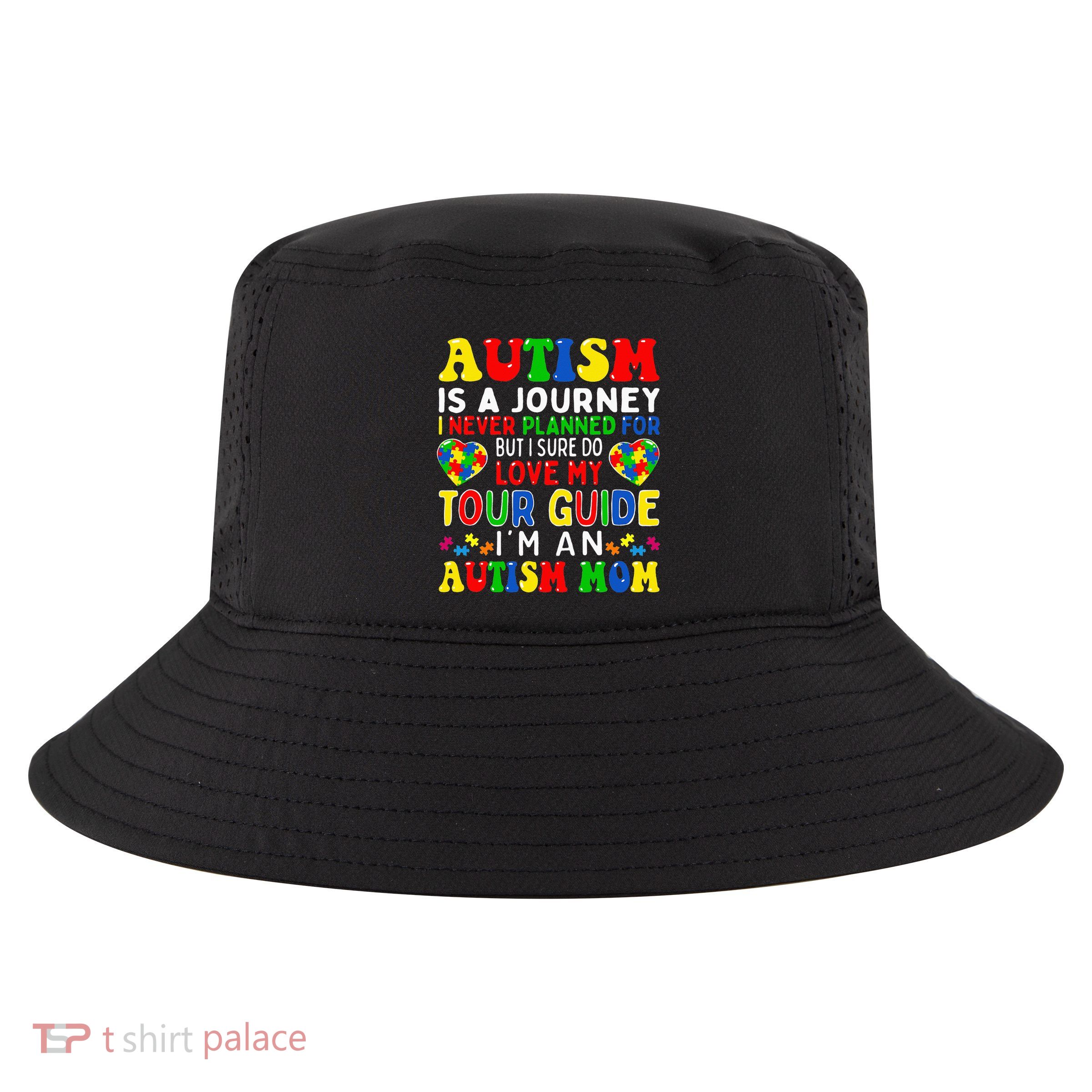 Autism Awareness Is A Journey Autism Mom Cool Comfort Performance Bucket Hat