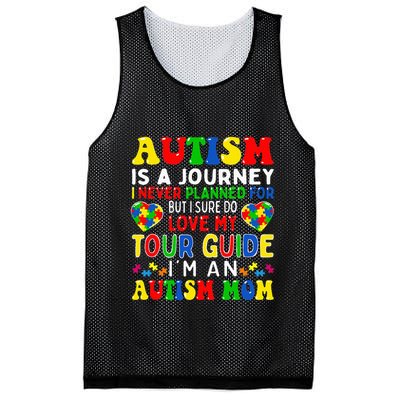 Autism Awareness Is A Journey Autism Mom Mesh Reversible Basketball Jersey Tank