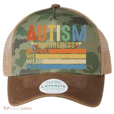Autism Awareness In April We Wear Blue Legacy Tie Dye Trucker Hat