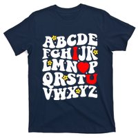 Alphabet ABC I Love You Funny Valentines Day Heart T-Shirt