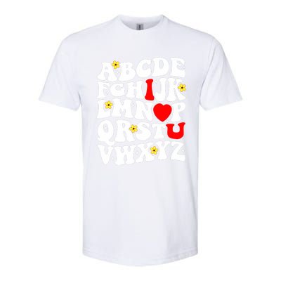 Alphabet ABC I Love You Funny Valentines Day Heart Softstyle CVC T-Shirt