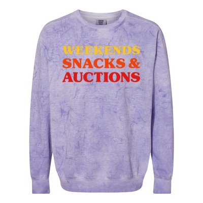 Auctions Auctions I Love Auctions Colorblast Crewneck Sweatshirt