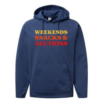 Auctions Auctions I Love Auctions Performance Fleece Hoodie