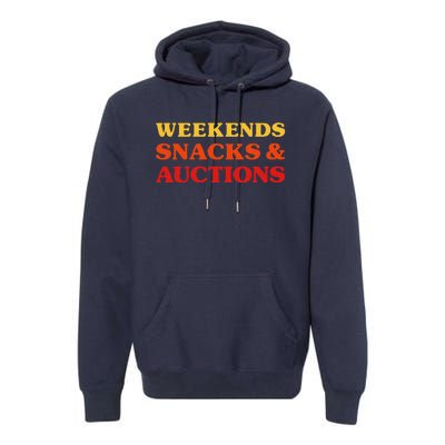 Auctions Auctions I Love Auctions Premium Hoodie