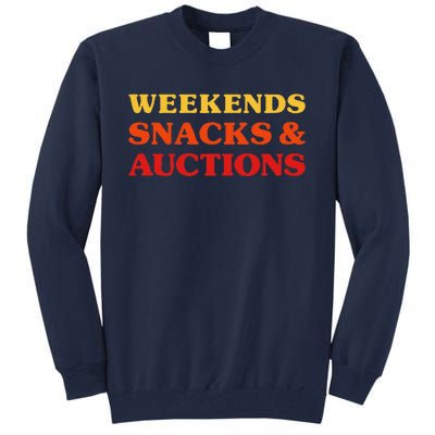 Auctions Auctions I Love Auctions Tall Sweatshirt