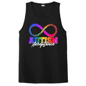 Autism Acceptance Infinity Symbol PosiCharge Competitor Tank