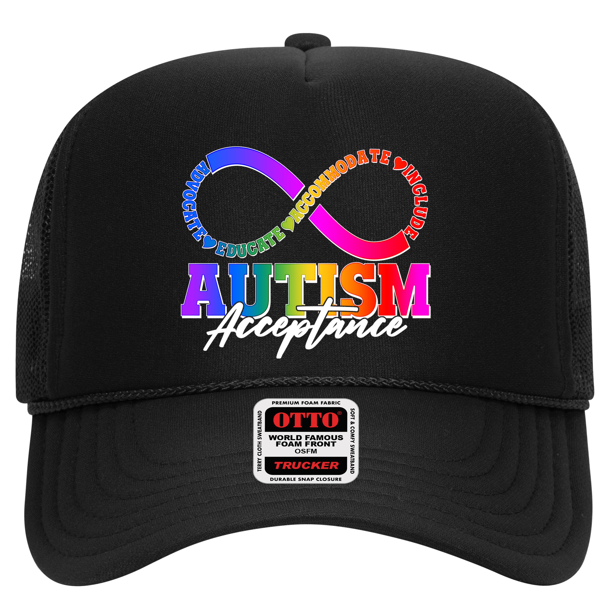 Autism Acceptance Infinity Symbol Hat