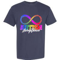 Autism Acceptance Infinity Symbol Garment-Dyed Heavyweight T-Shirt