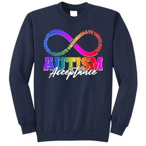 Autism Acceptance Infinity Symbol Sweatshirt