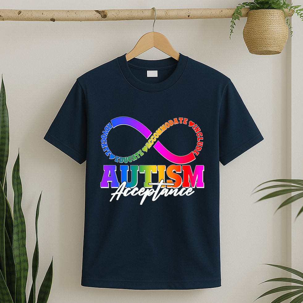 Autism Acceptance Infinity Symbol T-Shirt