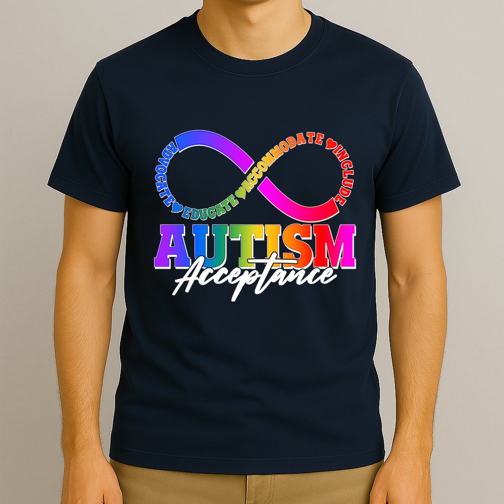Autism Acceptance Infinity Symbol T-Shirt