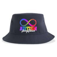 Autism Acceptance Infinity Symbol Sustainable Bucket Hat