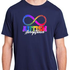 Autism Acceptance Infinity Symbol Adult ChromaSoft Performance T-Shirt