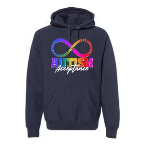 Autism Acceptance Infinity Symbol Premium Hoodie