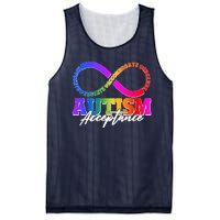 Autism Acceptance Infinity Symbol Mesh Reversible Basketball Jersey Tank