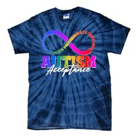 Autism Acceptance Infinity Symbol Tie-Dye T-Shirt