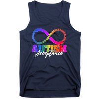 Autism Acceptance Infinity Symbol Tank Top