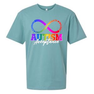 Autism Acceptance Infinity Symbol Sueded Cloud Jersey T-Shirt