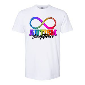 Autism Acceptance Infinity Symbol Softstyle CVC T-Shirt