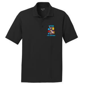 Autism Awareness Is My Superpower Cat Gift PosiCharge RacerMesh Polo