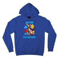 Autism Awareness Is My Superpower Cat Gift Hoodie