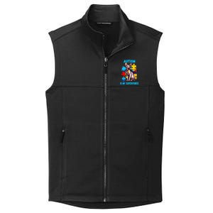 Autism Awareness Is My Superpower Cat Gift Collective Smooth Fleece Vest