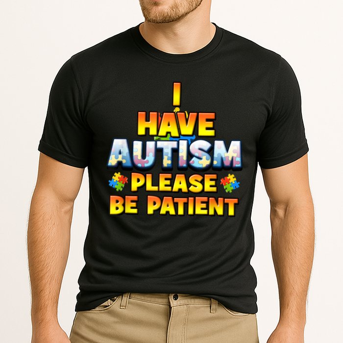 Autism Awareness I Have Autism Please Be Patient Cooling Performance Crew T-Shirt