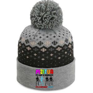 Autism Awareness It's Not A Disability It's An Ability Awareness The Baniff Cuffed Pom Beanie