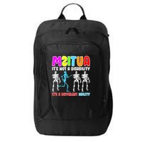 Autism Awareness It's Not A Disability It's An Ability Awareness City Backpack