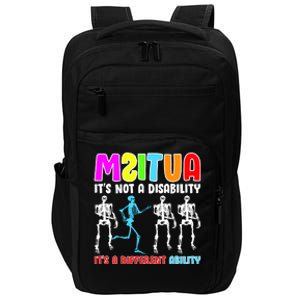 Autism Awareness It's Not A Disability It's An Ability Awareness Impact Tech Backpack