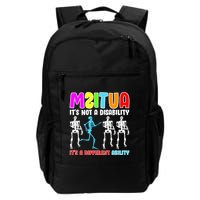 Autism Awareness It's Not A Disability It's An Ability Awareness Backpack